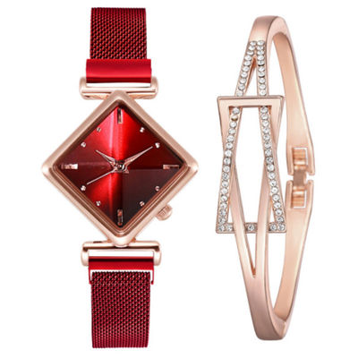 3Bar Waterproof Ladies Watch And Bracelet Gift Set ODM Availbale