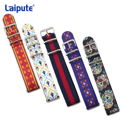 Rainbow Braided Watches Spare Parts Nylon Band 265mm Length