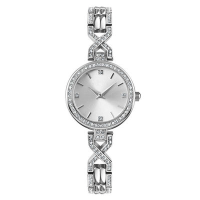 OEM Genuine Diamond Quartz Watch , 200mm Stainless Steel Diamond Watch