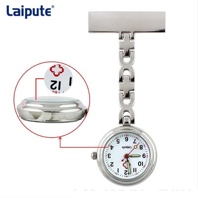 Alloy Fob Watch For Nurses , 3ATM Waterproof Pocket Fob Watches