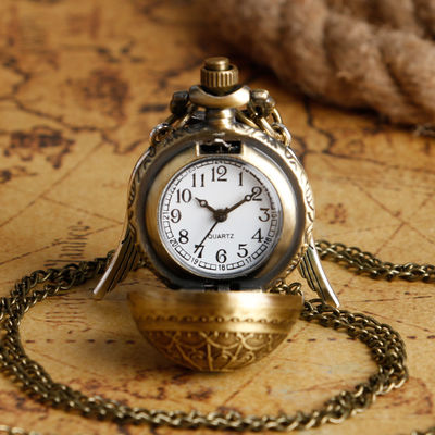 OEM Vintage Pocket Watch Clock Alloy Material With 28mm Dial