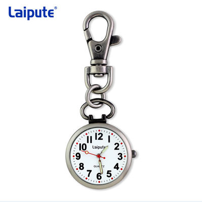 Personalised Nurses Clip On Fob Watch Keychain 22mm Dial Embedded