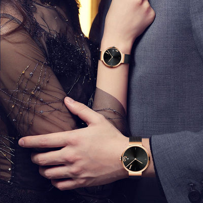 Hidden Clasp Couple Quartz Watch 5bar Water proof 36mm Diameter