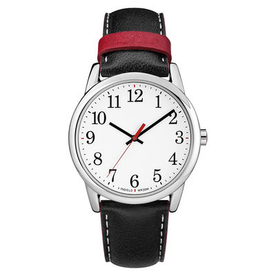 Multiapplication Quartz Battery Wristwatches , Brown Leather Wrist Watch