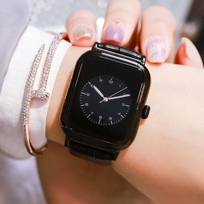 Square Shape Women Quartz Wrist Watch Wearproof Antiscratch 64g