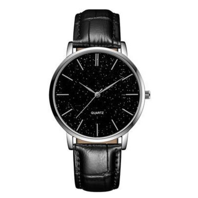Antiscratch Ultra Thin Mens Watches ODM Available WIth Bilateral Press Buckle