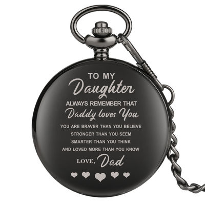 ODM Vintage Pocket Watch With Chain Stainless Steel Material