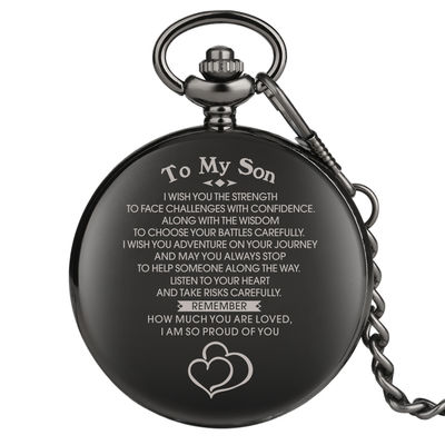 ODM Vintage Pocket Watch With Chain Stainless Steel Material