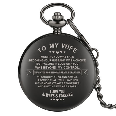 ODM Vintage Pocket Watch With Chain Stainless Steel Material