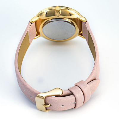 PU leather Quartz Battery Wristwatches OEM Available 36mm Diameter