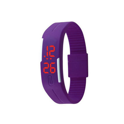 Unisex Analog Digital Sports Watch Silicone Strap ODM Digital Wristband Watch