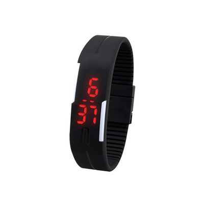 Unisex Analog Digital Sports Watch Silicone Strap ODM Digital Wristband Watch