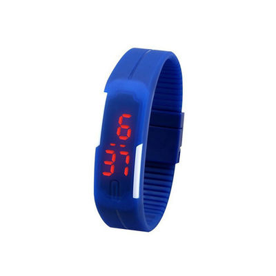 Unisex Analog Digital Sports Watch Silicone Strap ODM Digital Wristband Watch