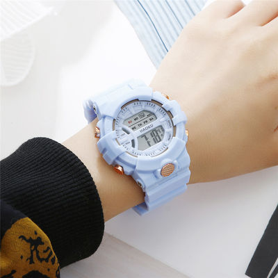 25.5cm Silicone Led Digital Sports Electronic Wristwatch OEM Available