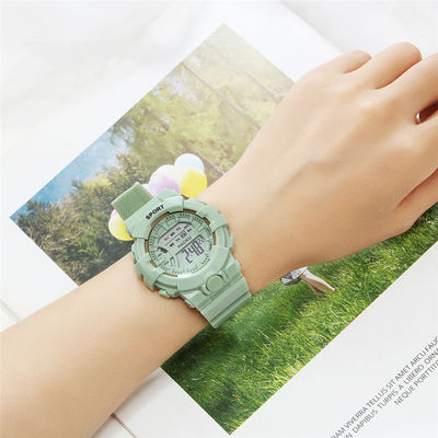 25.5cm Silicone Led Digital Sports Electronic Wristwatch OEM Available