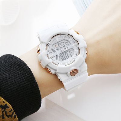25.5cm Silicone Led Digital Sports Electronic Wristwatch OEM Available