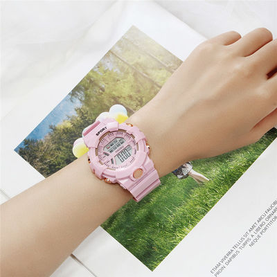 25.5cm Silicone Led Digital Sports Electronic Wristwatch OEM Available