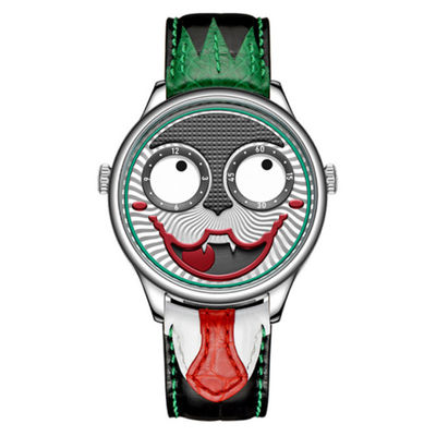Fashion Alloy Quartz Wrist Watch Clown Face wearresistant Multipurpose