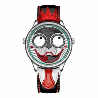 Fashion Alloy Quartz Wrist Watch Clown Face wearresistant Multipurpose