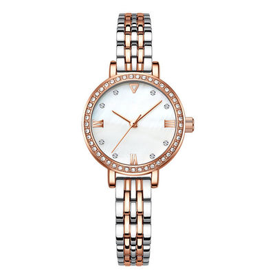 Blue Sandstone Women Quartz Wrist Watch 11mm Thickness 3ATM Antiwater