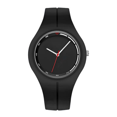 41mm Watch On Woman'S Wrist , Silicone Bracelet Wrist Watch For Ladies
