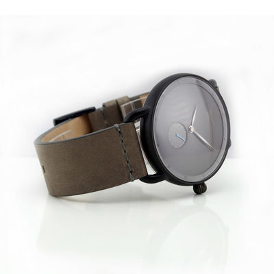 Men'S Fashion Luxury Stainless Steel Quartz Military Sport Leather Band Dial Wrist Watch