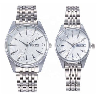 Scratchless Pair Watches For Couples Branded Strengthened Glass