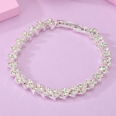 100g Women Quartz Wrist Watch , OEM Diamond Bracelet Watch For Ladies