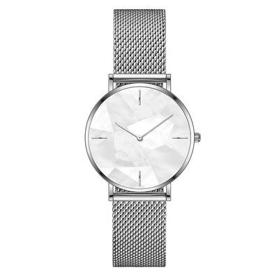 SS316L Women'S Quartz Stainless Steel Watch 3atm Water Resistant