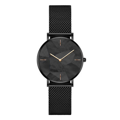 SS316L Women'S Quartz Stainless Steel Watch 3atm Water Resistant