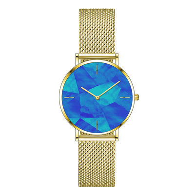 SS316L Women'S Quartz Stainless Steel Watch 3atm Water Resistant