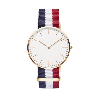 ODM Women Quartz Wrist Watch 5ATM Waterproof Nylon Band Watch