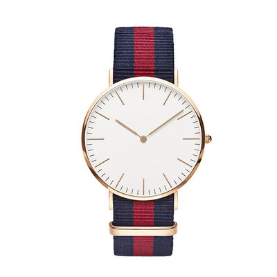 ODM Women Quartz Wrist Watch 5ATM Waterproof Nylon Band Watch