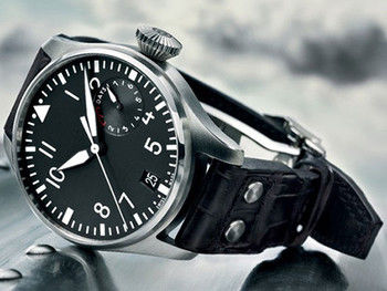 Big Pilot 316L stainless steel men watch 10Bar Waterproof 15mm thickness