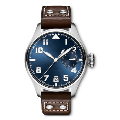 Big Pilot 316L stainless steel men watch 10Bar Waterproof 15mm thickness