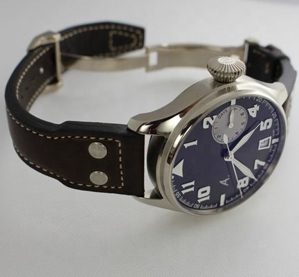 Big Pilot 316L stainless steel men watch 10Bar Waterproof 15mm thickness