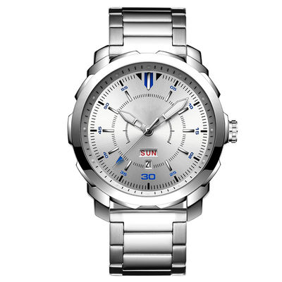 Dual Calendar Quartz Battery Wristwatches PC20 Movement Multipattern