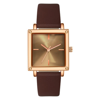 Japan Movement Women Square Antique Wrist Quartz Female Watches