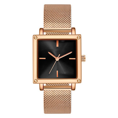 Japan Movement Women Square Antique Wrist Quartz Female Watches