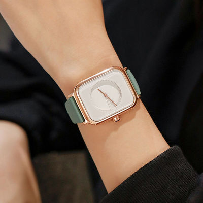 Unique Quartz Ladies Watches With Rubber Straps Female Designer Watches