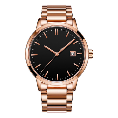 Mineral Glass Analog Wrist Watch 20mm Strap Braided Nylon For Men