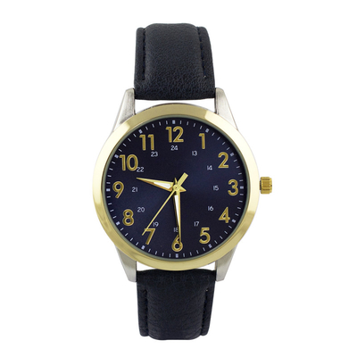 Quartz Alloy Casual Leather Watch 17mm Strap Electroplating Case For Famale