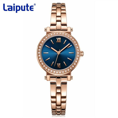 Tempered Glass Alloy Wrist Watch Belt Female Waterproof Sandblasted Dial