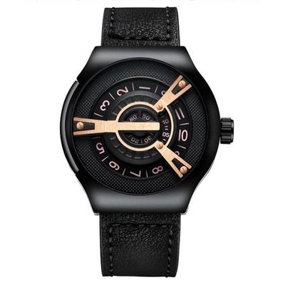 3BAR Waterproof Alloy Quartz Wrist Watch Mineral Glass 13mm Case