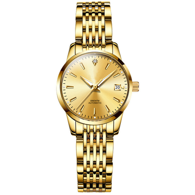 Mechanical Women'S Diamond Watch Interchangeable Strap Alloy Case