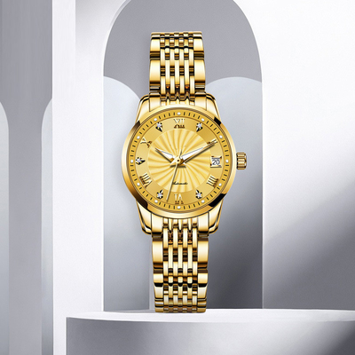 Diamond Waterproof Woman Modern Sophisticate Watch Mechanical Business