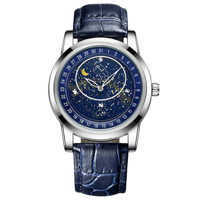 Mens Illuminated Dial Automatic Mechanical Watch Luminous Men'S Watch