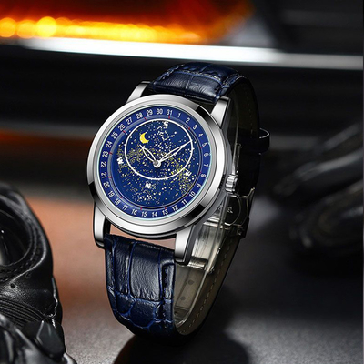 Mens Illuminated Dial Automatic Mechanical Watch Luminous Men'S Watch