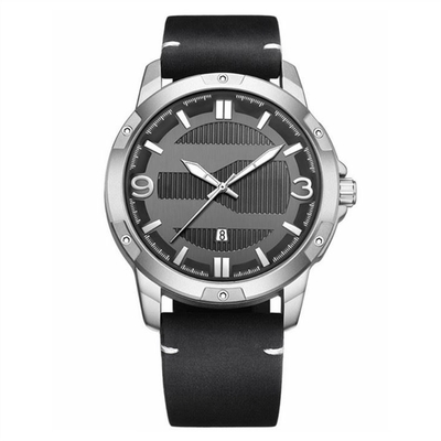 Sports Leather Alloy Quartz Wrist Watch Athleisure Belt Luminous Watch