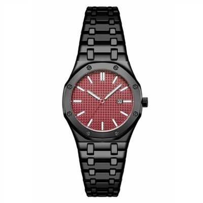 Men Stainless Steel Business Watch Waterproof Calendar Quartz Watch